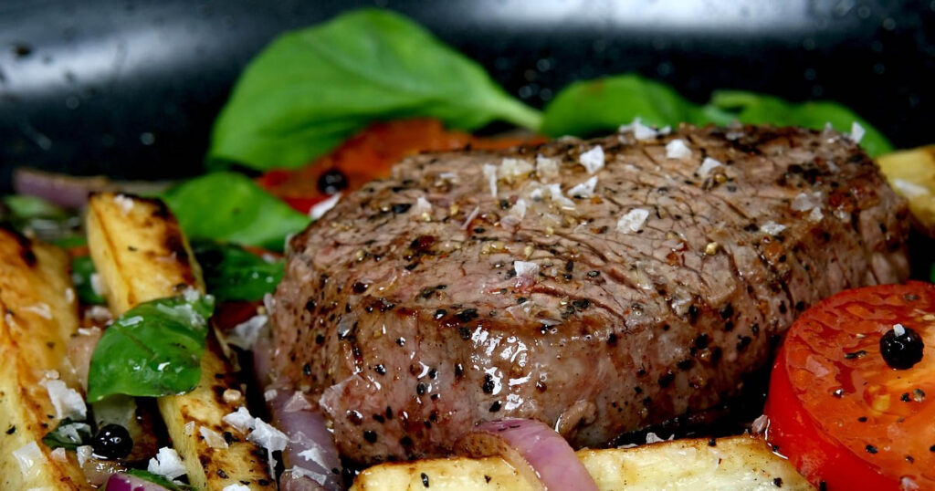 high protein beef steak recipe