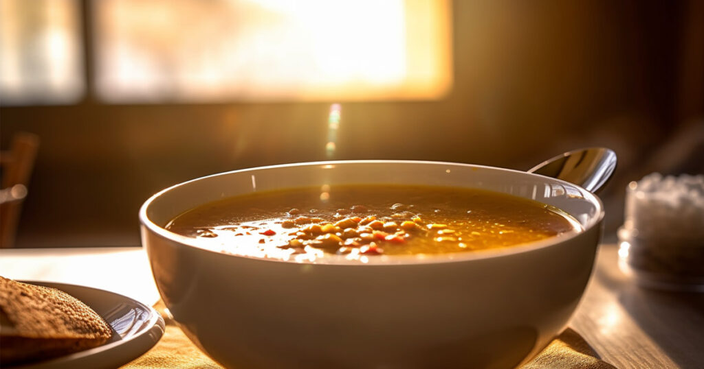 high protein lentil soup recipe